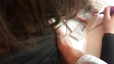Стеснительная секретарша ломалась, но была оттрахана на офисном столе