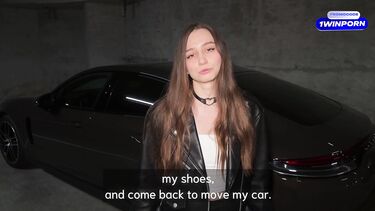 VerySexyDasha: Инфлюенсерша решает проблему с парковкой, отсасывая член парковщика