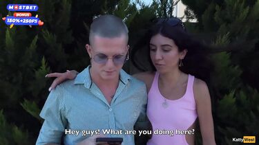Katty West: Сексвайф заплатила за ночевку еблей с двумя мужиками при муже
