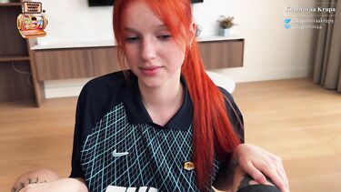 Рыжая с бритой пилоткой: Забил гол рыжей болельщице чемпионата мира по футболу